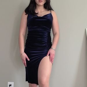 Navy blue mini dress in a size small